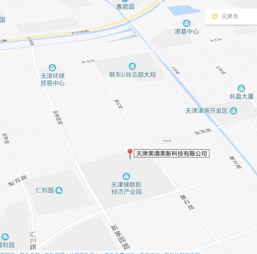 天津美清美新科技有限公司交通地圖